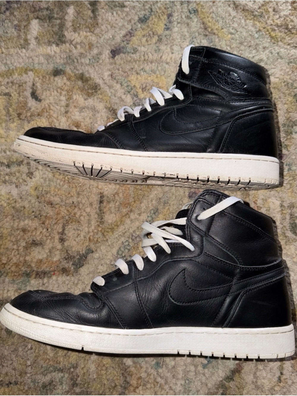 Nike Black and White High-Top Sneakers OG Cyber Monday -Size 13